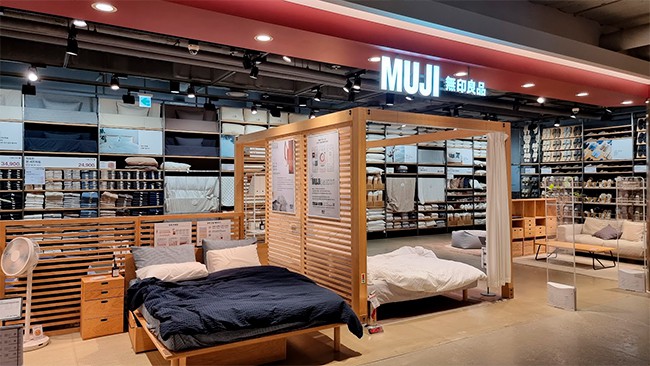 Muji selling bed linen and sheets in South Korea