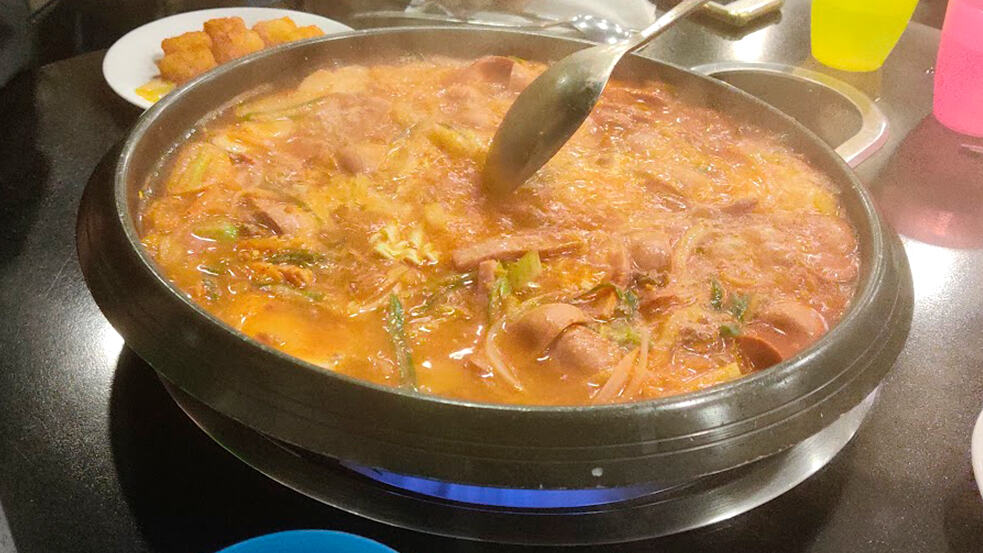 Budaejjigae Korean Food Dish in South Korea