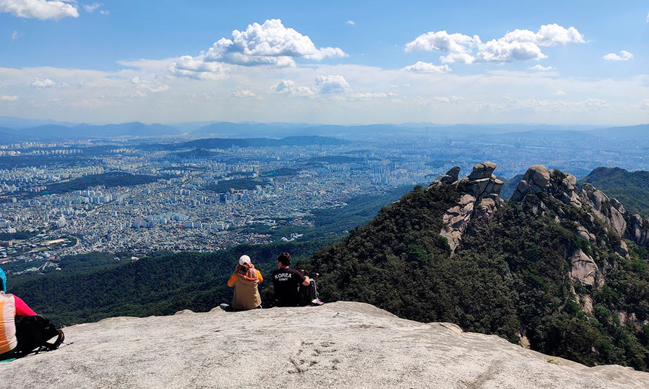 Bukhansan Baegundae Peak Seoul South Korea