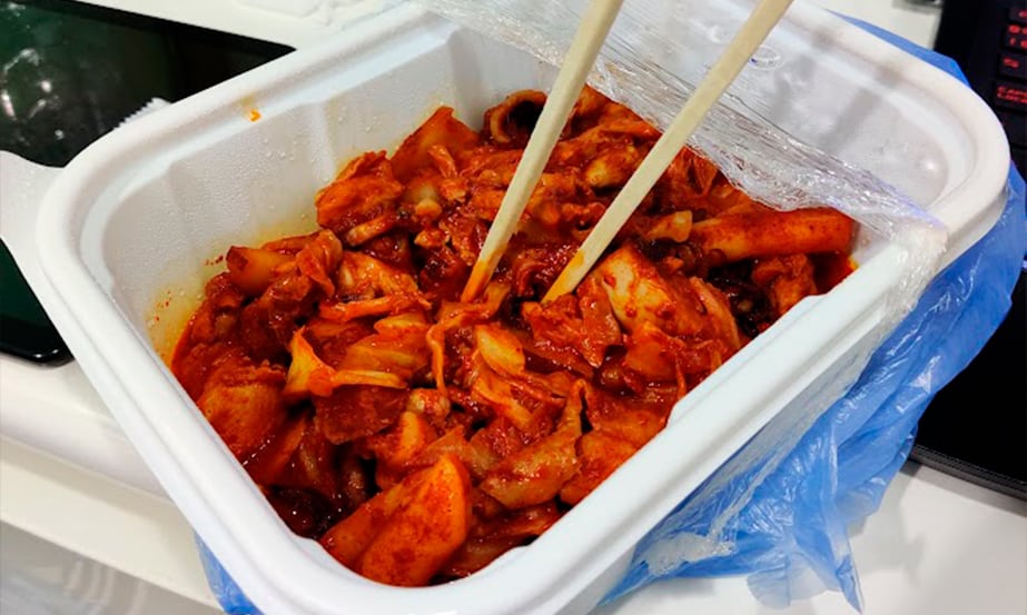 Dakgalbi Korean Food Dish in South Korea