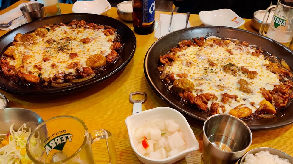 Jjimdak Korean Food Dish in South Korea